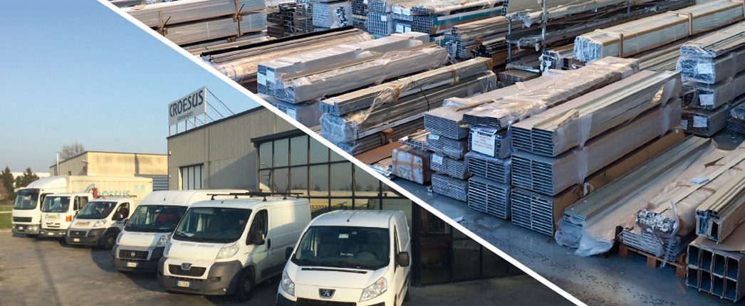 Gestione magazzino clienti, logistica-trasporti per trattamenti e servizi complementari con propri mezzi